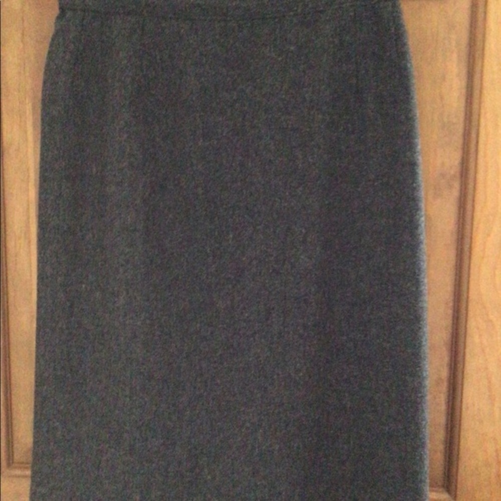 Wool Dark Grey Skirt